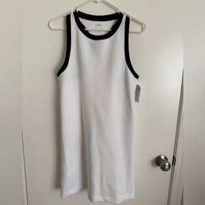 Abercrombie & Fitch White and Black Mini Dress